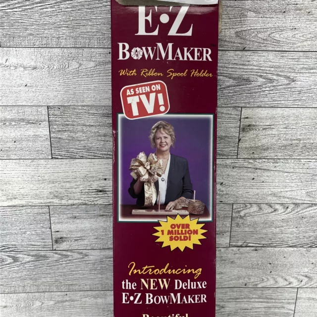 Deluxe EZ Bow Maker With Ribbon Spool Holder E•Z Craft Professional Looking Bows 3