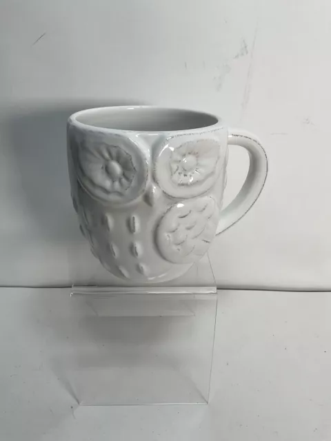 Large White Owl Coffee Mug or Cup Pier One Imports