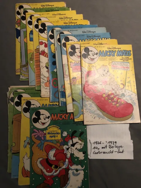 Micky Maus Comic 1976 - 1982 | 27 Hefte | 27x Beilage | Gebraucht - Gut