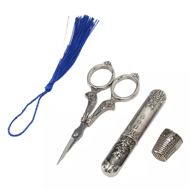 Embroidery Scissors Three-piece Set European Antique Retro Sewing Kit DIY Ha BBY