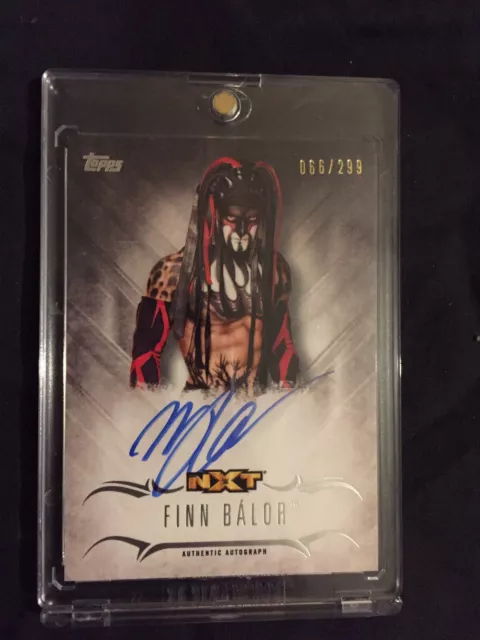 ‘The Demon King’ Finn Balor Signed Autograph Card WWE TOPPS UNDISPUTED NXT