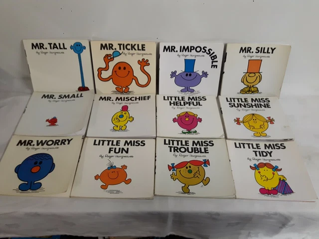 MR MEN & Little Miss by Roger Hargreaves Mixed Book Bundle x12 - GOOD ...