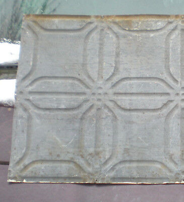 Antique Ceiling Tin Tile Frame Simple and Elegant Shabby Chic Canvas Cottage 3
