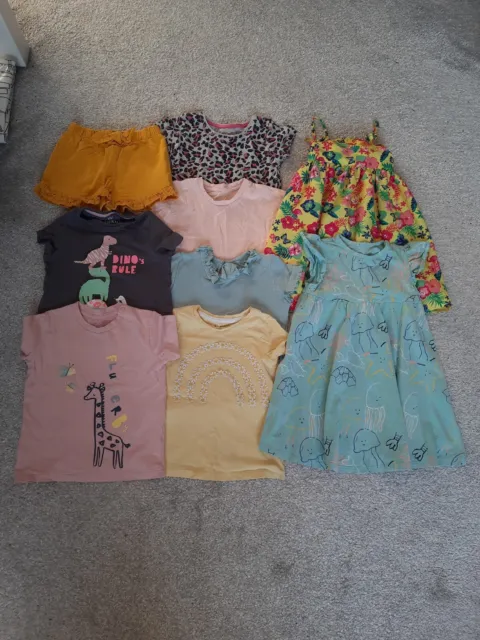 2-3 Years Bundle Girls Summer Clothes GC Dress T-shirts Shorts Cute