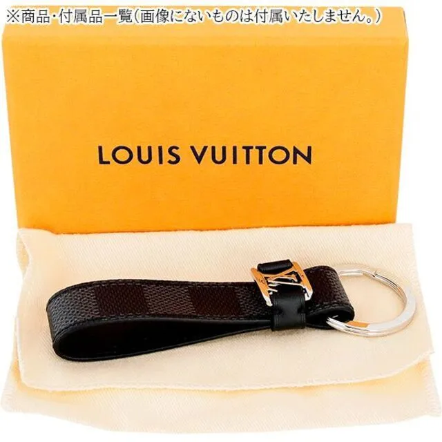 Louis Vuitton Damier Graffit LV Dragonne Keychain Keyring M62706 Black from  JP