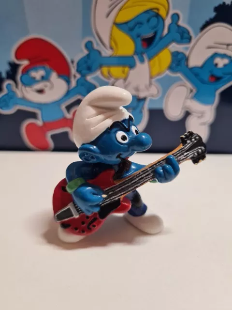 Schlumpf 20449 - Gitarrist / Guitarist 1- Schleich & Bully - Smurf