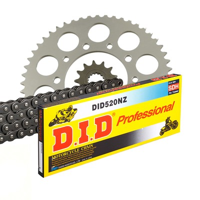 DID Kit Set de chaîne DID 520NZ pour Husqvarna TE 450 H802BC 2005 