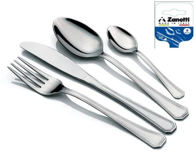 Forchette Da Dessert In Acciaio Inox 18/10 - Set 12 Pezzi, Made In Italy - Foto 10