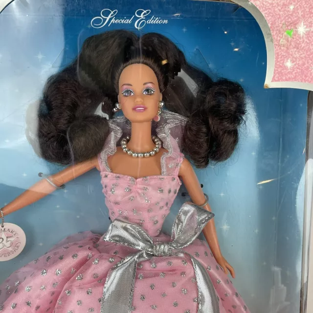 Barbie Teresa Walmart 35th Anniversary Doll 17617 NIB 1997 Pink Dress Brunette