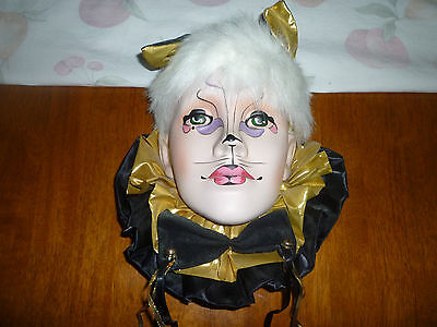 Vintage Beautiful Antique 1980's Wall Mask from France Art Piece