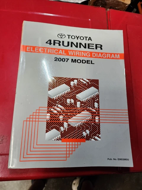 2007 TOYOTA 4RUNNER Wiring Diagrams Schematics Layout Factory OEM