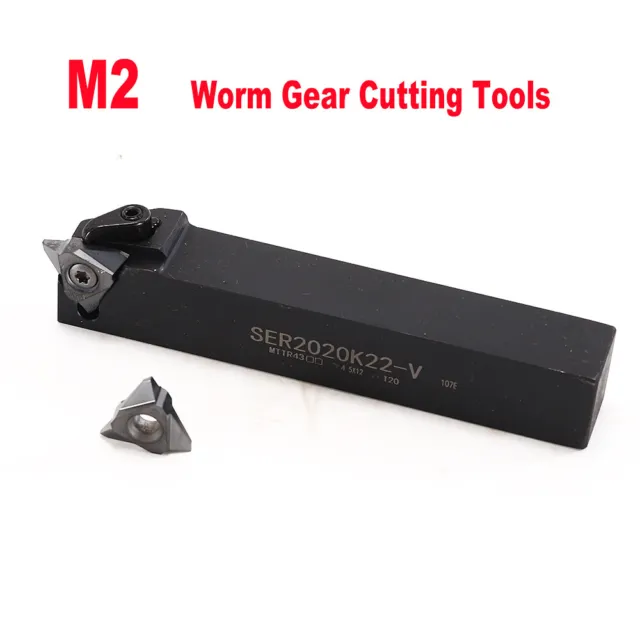 Lathe Threading Tool 40 Degrees Modulus M2 Worm Gear Cutting Tools