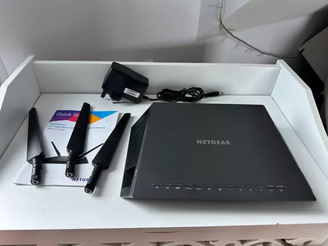 Netgear Nighthawk D7000 Ac1900 Dualband Gigabit Wifi Vdsl Adsl Modem - Great Con