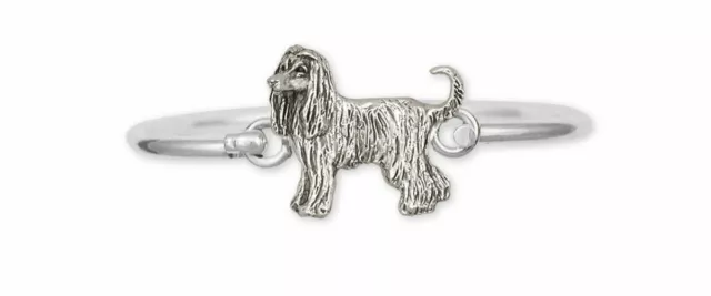 Afghan Hound Bracelet Jewelry Sterling Silver Handmade Dog Bracelet AF1-HB