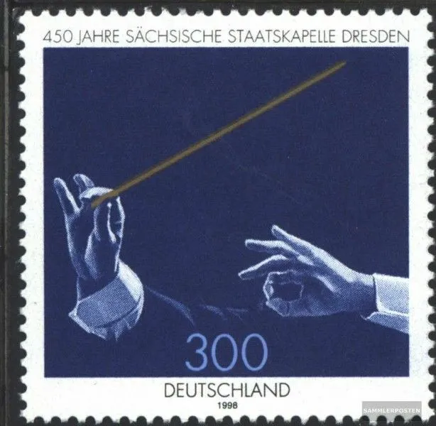BRD (BR.Deutschland) 2025 (kompl.Ausg.) FDC 1998 450 J. Sächsische Staatskapelle