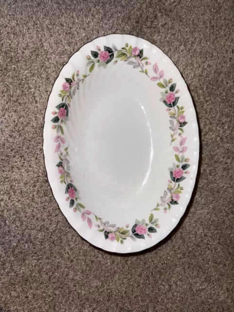 CREATIVE Fine China REGENCY ROSE #2345  10 3/8" OVAL VEGETABLE SERVING BOWL Tray