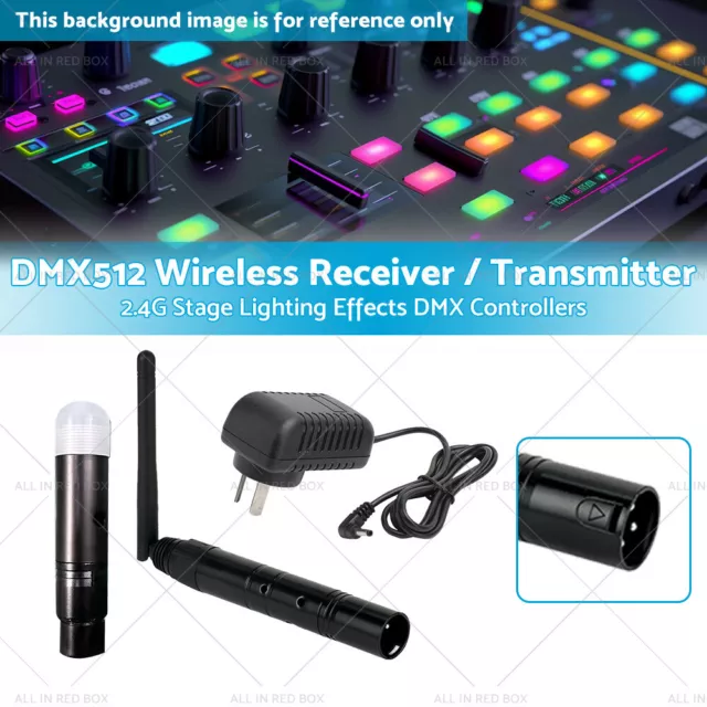 Wireless DMXController XLR Receiver Transmitter 2.4G Stage DMX512