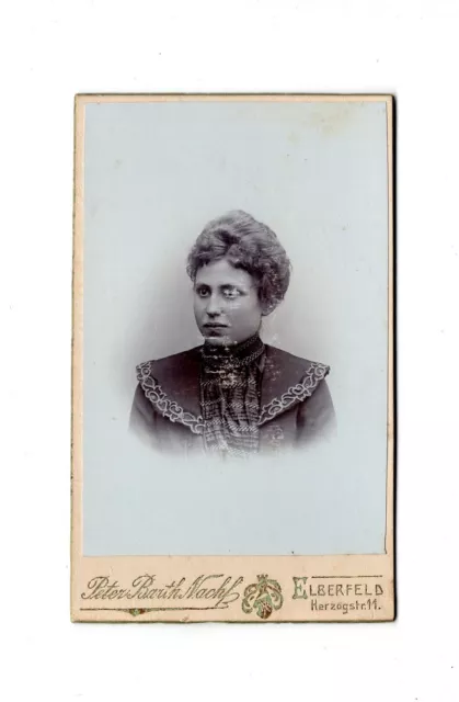 CDV Foto Damenportrait - Elberfeld 1890er