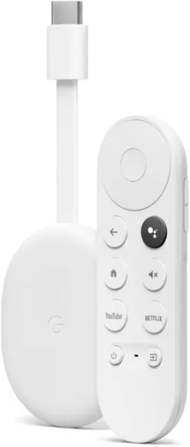 Fernbedienung für Google Chromecast 4 4k + HD mit Google TV - Weiß DEFEKT