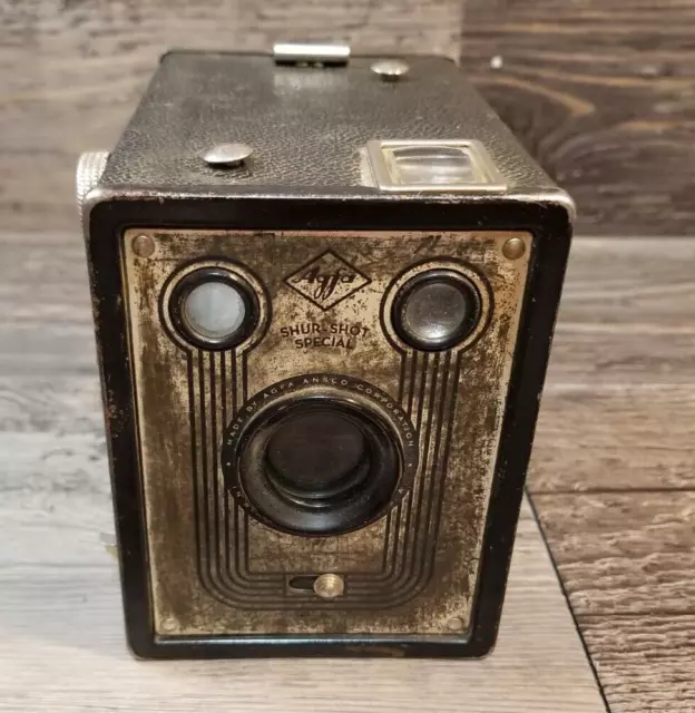 Vintage Agfa Ansco Shur-Shot Special Box Film Camera