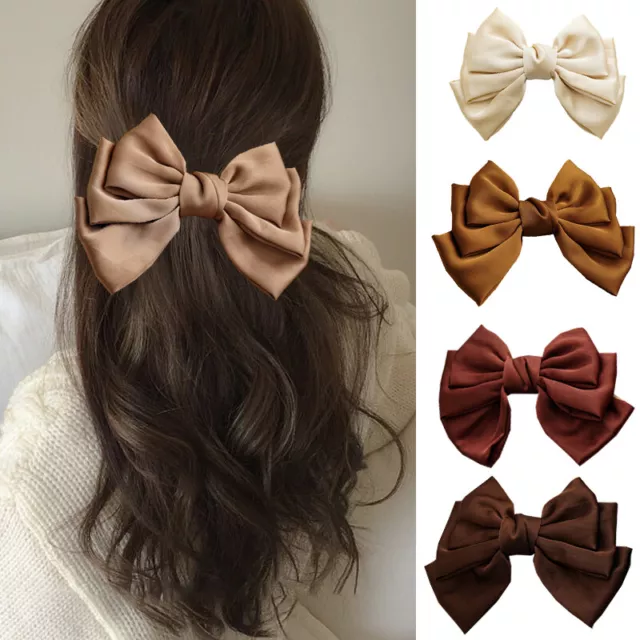 Big Bows Boutique Hair Clip Pin Alligator Clips Grosgrain Ribbon Bow Girl Stain