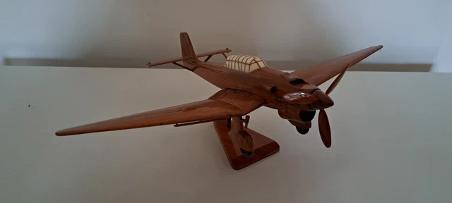 Maquette Tôle Avion Junkers Ju 87 Stuka - 50cm - Décoration Jardin JS GartenDeko