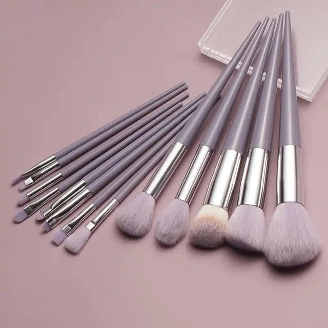 Set 13 Pz Pennelli Trucco Cosmetici Ombretto Cipria Make Up Spedizione 12 Giorni 2