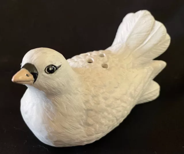 New Vintage Ceramic Dove Bird Potpourri Dispenser Holder, Handcrafted, Detailed