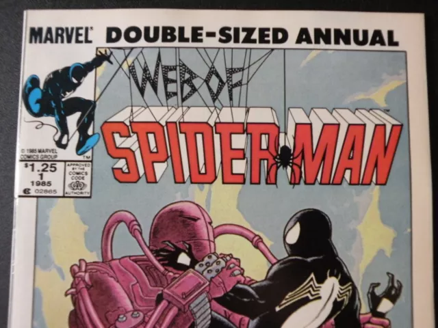 Web of Spider-man Annual #1 NM Newsstand 1985 3