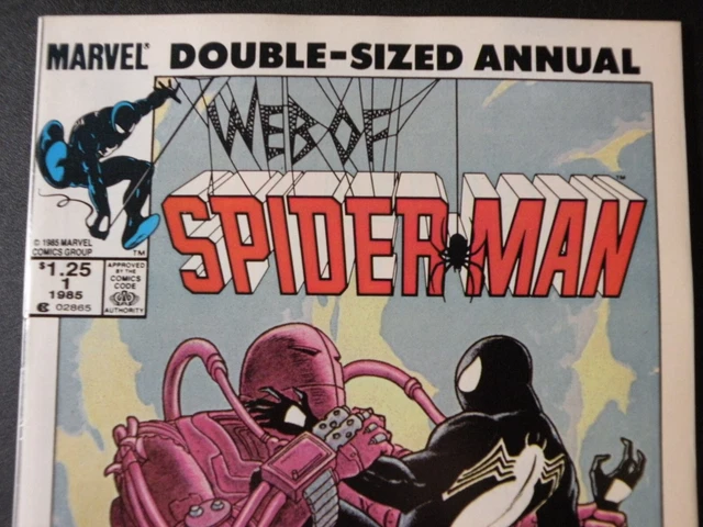 Web of Spider-man Annual #1 NM Newsstand 1985 3