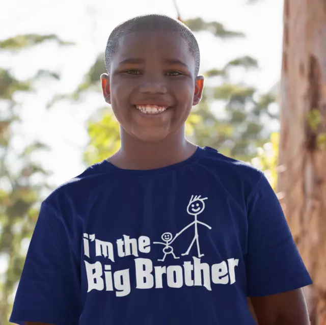 Dirty Fingers I'm the Big Brother Child Older Sibling Boy's T-Shirt Gift