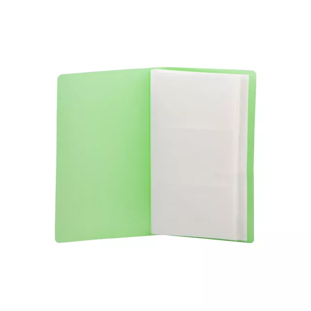 JAM Paper Business Card Book 72-Card Capacity Green (221614747) 221114744