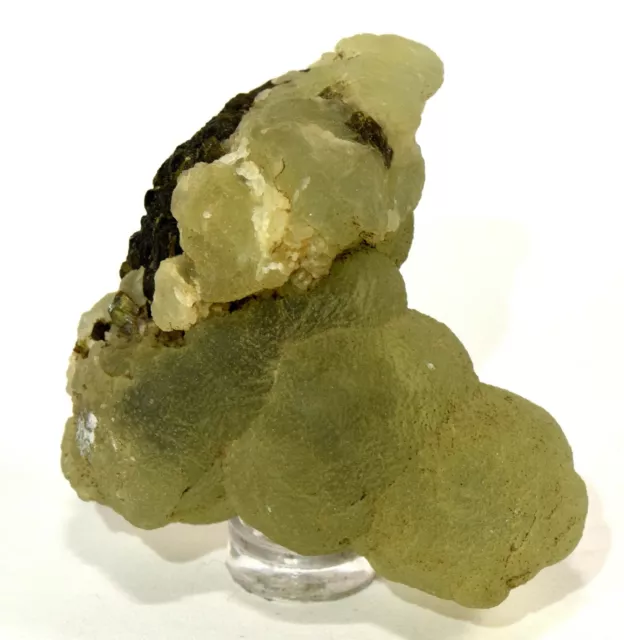 520ct 60mm Frizzante Verde Prehnite Cluster Naturale Pietra Cristallo - Mali ,