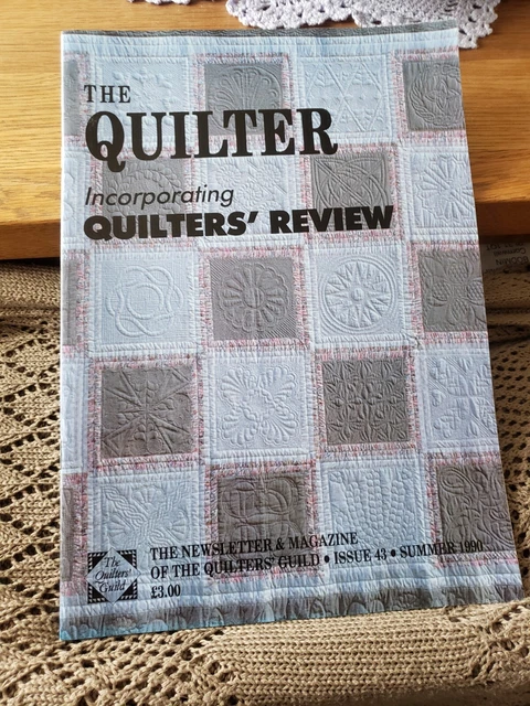 The Quilter Boletín/Edición De Revista 43 Verano 1990 ~ Excelente Estado