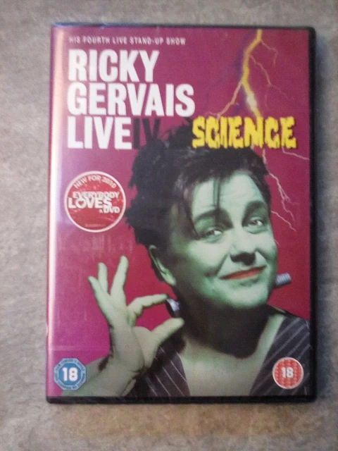 NEW RICKY GERVAIS Live IV Science New Sealed DVD 18 Comedy EUR 3,49