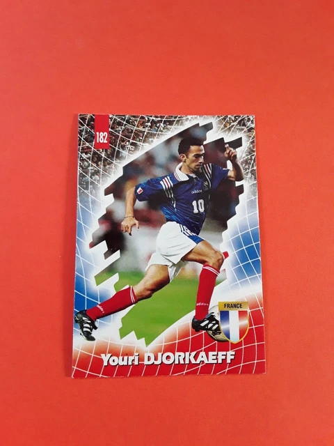 Sticker Panini TOTAL WC 98 - Youri Djorkaeff équipe De France N°K - Rare Mint