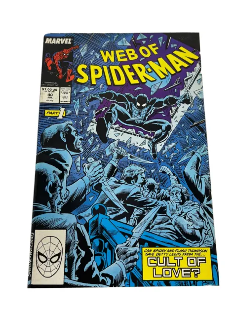 Web of Spider-Man Direct Edition #40 - Marvel Comics 1988