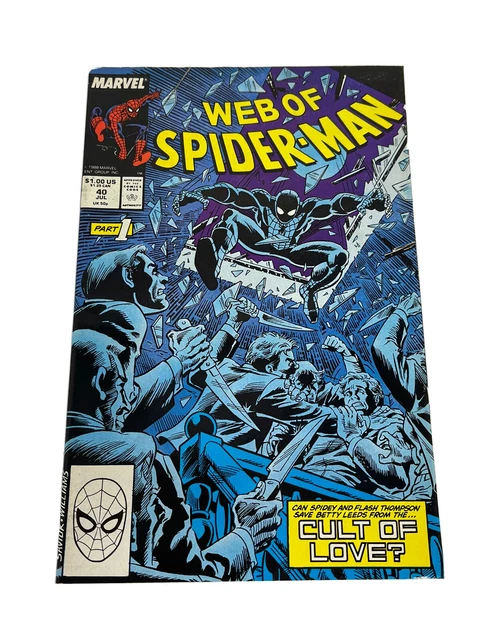 Web of Spider-Man Direct Edition #40 - Marvel Comics 1988