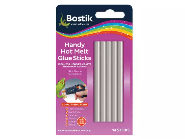 Bostik Handy Hot Melt Glue Sticks (Pack 14)