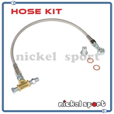 Turbo Oil Feed Line Kit 104cm (40.9") Mitsubishi TD04 TD04 TD05 TD06H M10x1.25mm