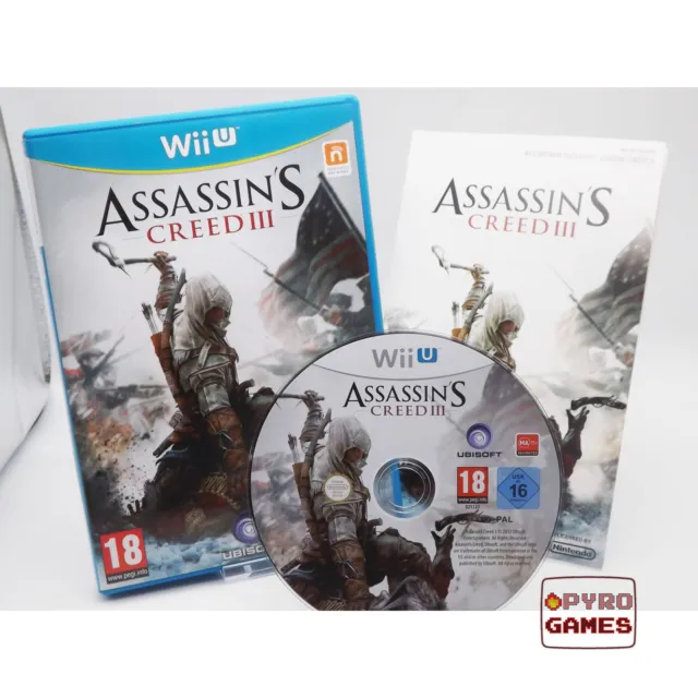 Assassin's Creed III 3 - Nintendo Wii U - PAL