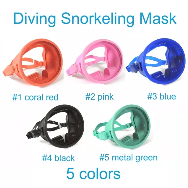 Retrostyle Oval Einglas Taucher-Maske diving Mask Taucherbrille - 5 colors - New