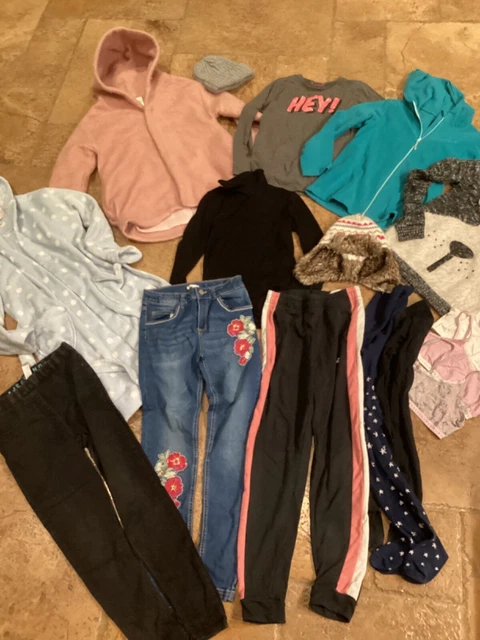 Girls age 11-12 years large clothing bundle, good wardrobe selection