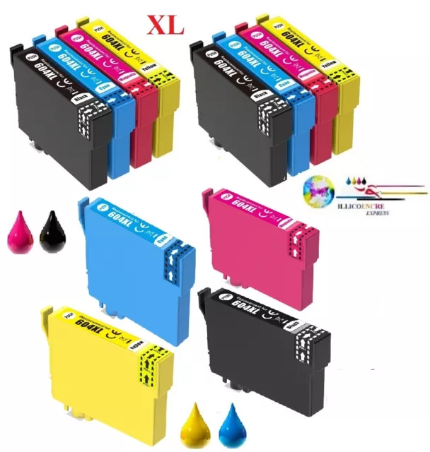 Cartouches compatibles pour Epson Expression Home XP-2200 XP-2205 XP-3200 604 XL