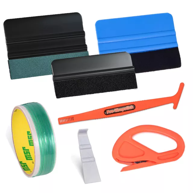 Vinyl Wrap Tools for Car Stickers Felt Squeegee Decals Application Window Tint