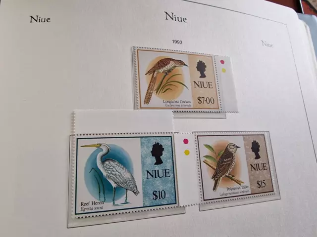 Niue 1992 Sg 727-729 Birds High Values Mnh