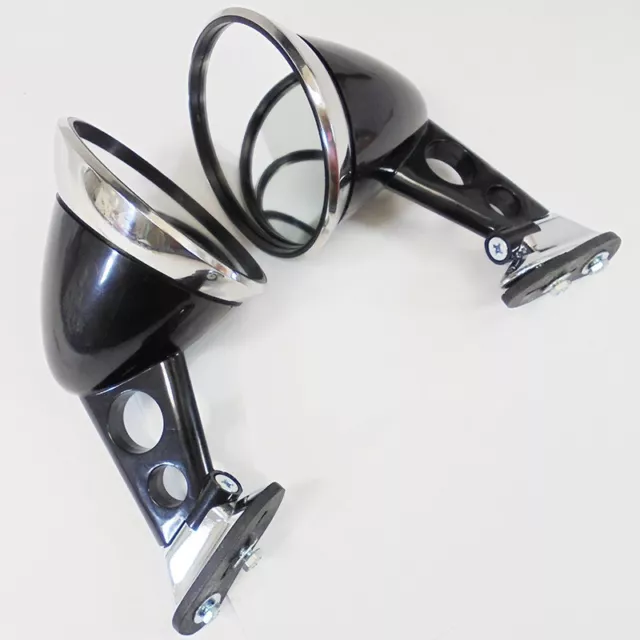 For Toyota Celica Ta22 Ta23 Ra24 Ra27 Ra29 Ta28 Ta20 Black Chrome Fender Mirrors