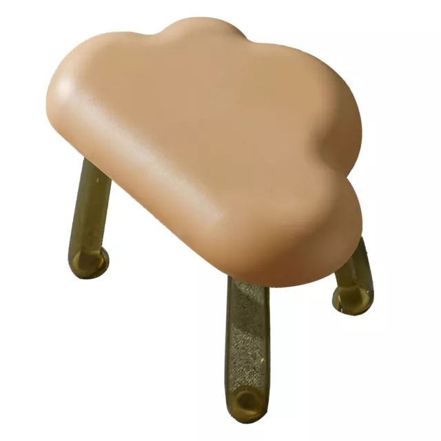 (Brown)Children Chair Plastic Shape Top Stool Home Decoration For Present