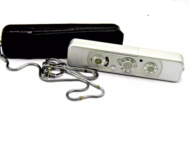 Minox Spioncamera Modell"C" Ledertasche Und Messkette Wie Neu Minox C Top