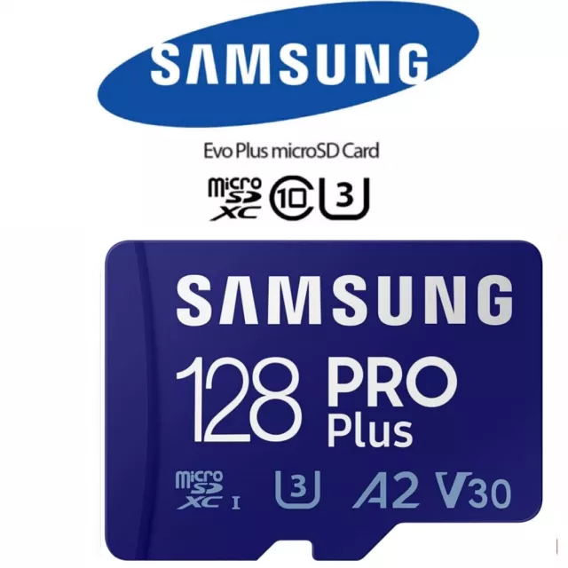 128GB SamSung PRO Plus Micro SD Karte Class 10 SDXC Speicherkarten Memory Card
